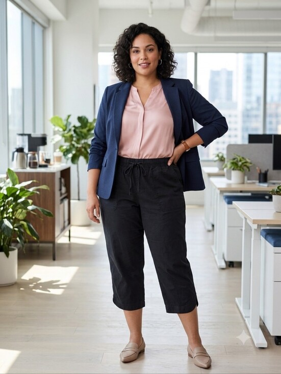 Lane Bryant Pants - Lane Bryant Black Cropped Pants